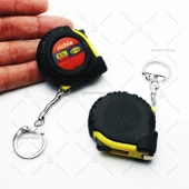 Cep tipi Anahtarlıklı Otomatik ÇELİK MEZURA (1.metre) - 2