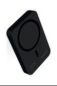 5000 mah 15W Magsafe Destekli TXM5 Powerbank – Kablosuz Şarj + Stand Tasarım Siyah - 1