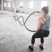 Crossfit Halatı 10  Metre - 36 mm Battle Rope Dayanıklılık Ve Güç Antrenmanı Ekipmanı - 2