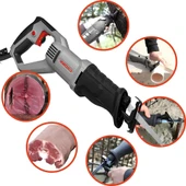 Crown CT15258 Ahşap Metal Et Kemik kesme Tilki kuyruğu Testere 710W 110 mm thumbnail 3