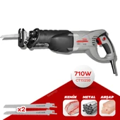 Crown CT15258 Ahşap Metal Et Kemik kesme Tilki kuyruğu Testere 710W 110 mm thumbnail 2