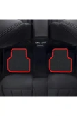 Subaru Impreza 2007-2011  Siyah Halı Kırmızı Kenar Petek Topuk - 2