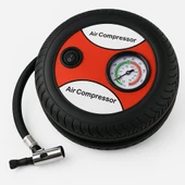 AEM Plastik Gövdeli Gri Mini Oto Araç Hava Kompresörü 12V - 1