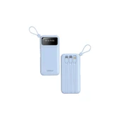 Sunix 10.000 Mah Dijital Göstergeli Kendinden Kablolu Powerbank Mavi PB-120 - 1
