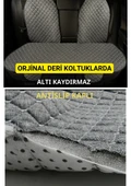 renault latitude 2010 - 2016 Terletmez Kaymaz Keten Oto Minder Kılıf Komple Set(7Parça) Füme - 4