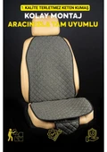 Volkswagen toureg-2002-2010-tkmTerletmez Kaymaz Keten Oto Minder Kılıf Komple Set(7Parça) Füme - 2