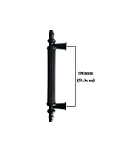 Plastik Siyah Kulp Mobilya ve Dolap Kulbu(SİYAH)(96MM - 128MM - 160MM) Siyah 96mm 96mm - 1 ADET - 3
