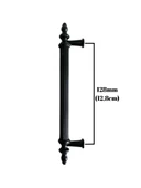 Plastik Siyah Kulp Mobilya ve Dolap Kulbu(SİYAH)(96MM - 128MM - 160MM) Siyah 128mm 128mm - 2 ADET - 3
