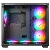 Rampage ICEBLADE PRO BLACK 7*12cm ARGB Fan Kontrolcü Temperli Cam Kumandalı ATX Mid-T Gaming Oyuncu Kasası - 5