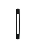 Aslı Siyah Metal Dolap Kulpu Mobilya Kulpu(SİYAH)(128mm) Siyah 128mm 128mm - 4 ADET thumbnail 2