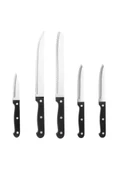 Tantitoni 5 Parça Siyah Saplı Bıçak Seti SOFT BCK24002SET5S - 1