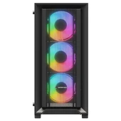 Rampage VOYAGER 750W 80+ BRONZE Siyah 4*RGB Auto Fan ATX Mid-T Gaming Oyuncu Kasası - 2