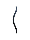 Aldora Siyah Metal Dolap Kulpu Mobilya Kulpu(SİYAH)(128mm) Siyah 128mm 128mm - 4 ADET - 3