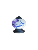 Kreas Beyaz Porselen Dolap Kulpu Mobilya Düğmesi Kulpu(BEYAZ - ANTİK BAKIR)(PORSELEN)(TEK DELİK)(32-25) Antik Bakır Tek Delik TEK DELİK - 1 ADET thumbnail 3