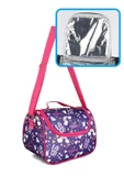 Lugmo 3 Lü İlkokul Çanta Seti Kız Çocuk Çantası Astarlı Love Kelebek Mor thumbnail 6