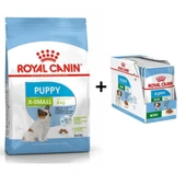 Royal Canin X Small Yavru Köpek Maması 1,5 kg + 12 Adet Yaş Mama - 1