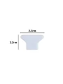 Sendi Beyaz Porselen Dolap Kulpu Mobilya Düğmesi Kulpu(BEYAZ)(PORSELEN)(TEK DELİK)(32-38) Beyaz Tek Delik TEK DELİK - 1 ADET thumbnail 4