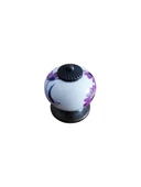 Kreas Beyaz Porselen Dolap Kulpu Mobilya Düğmesi Kulpu(BEYAZ - ANTİK BAKIR)(PORSELEN)(TEK DELİK)(32-25) Antik Bakır Tek Delik TEK DELİK - 4 ADET thumbnail 1