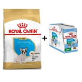 Royal Canin French Bulldog Yavru Köpek Maması 3 kg + 12 Adet Yaş Mama - 1
