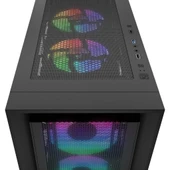 Rampage VOYAGER 750W 80+ BRONZE Siyah 4*RGB Auto Fan ATX Mid-T Gaming Oyuncu Kasası - 5