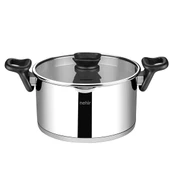 Nehir Napoli 24 Cm Paslanmaz Çelik Süzgeç Kapaklı Tencere thumbnail 4