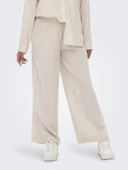 ONLY Bayan Keten Rahat Beli Lastikli Pantolon 15259590 - 2