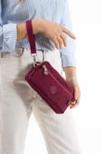 M 231 Mega Bag Krinkıl Kumaş Unisex El Omuz Çantası, Telefonluk (yatay), Clutch - 4