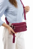M 231 Mega Bag Krinkıl Kumaş Unisex El Omuz Çantası, Telefonluk (yatay), Clutch - 5