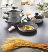 Lavonni 7 Parça Granit Tencere Seti - 1