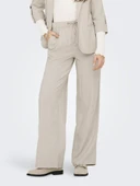 Only Caro Loose Fit Keten Viscos Kadın Pantolon 15291807 - 3