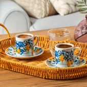 Porsima 01 Porselen 12 Parça Türk Kahve Fincan Takımı 90ml - 1