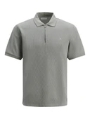 Jack Jones Austın Zıp Fermuarlı  Polo Yaka Erkek Tişört 12279177 - 1