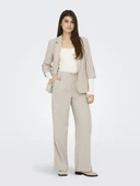 Only Caro Loose Fit Keten Viscos Kadın Pantolon 15291807 - 5