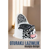 Zhltoys İnek Desenli Oturaklı Lazımlık - 1