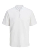 Jack Jones Austın Zıp Fermuarlı  Polo Yaka Erkek Tişört 12279177 - 1