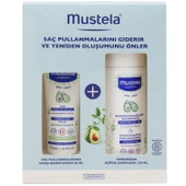 Mustela Konak Önleyici Yenidoğan Köpük Şampuanı 150 ml + Saç Pullanma Karşıtı Krem 40 ml Kofre - 1
