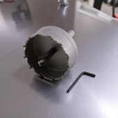 TCT Metal Delme Panç Ø 70 mm Delik Açma Metal Demir Testeresi Adaptörlü 1 Adet - 3