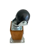 Kale Ahşap Top Tekerli Ayak Mobilya Masa Dolap Tekerli Ayağı FRENSIZ(12CM - 15CM)(KAYIN AĞACI) Ceviz 12cm CEVİZ - 12cm - 2 ADET - 3