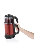 Demli Stil IH33204 CAM Demlikli Çay Makinesi Kırmızı - 2
