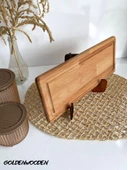 Dikdörtgen Doğal Ahşap Sunum Tabağı Ahşap Sunumluk(KAYIN/GÜRGEN) Kayın BOY:45cm EN:18cm - 3