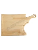 Balta Doğal Ahşap Sunum Tabağı Ahşap Sunumluk(BEYAZ ÇAM) Beyaz Çam BOY:45cm EN:27cm - 5