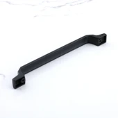 Metal Kulp 160 mm Mutfak Dolap Çekmece Mobilya Dolabı Kapak Kulpları Kulb 16 cm Mat Siyah Renk thumbnail 2