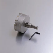 TCT Metal Delme Panç Ø 70 mm Delik Açma Metal Demir Testeresi Adaptörlü 1 Adet - 5
