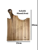 Balta Doğal Ahşap Sunum Tabağı Ahşap Sunumluk(CEVİZ AĞACI) Ceviz BOY:40cm EN:25cm - 4