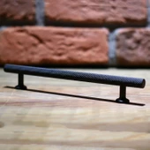 Mobilya Mutfak Dolabı Çekmece Dolap Kulpları Kapak Kulpu Kulbu Siyah 224 mm Metal Kulp thumbnail 2