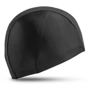 Yüzücü Bonesi Likralı Esnek Kumaş Havuz Deniz Yüzme Bonesi Bez Bone Siyah thumbnail 2