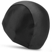 Yüzücü Bonesi Likralı Esnek Kumaş Havuz Deniz Yüzme Bonesi Bez Bone Siyah thumbnail 3