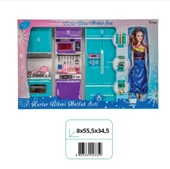 Karlar Ülkesi 3'lü Mutfak Dolap Seti - 1