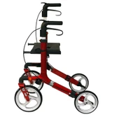 Poylin P888 Ultra Lüks Rolatör Kırmızı - Titanyum Gri thumbnail 2