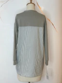 TAŞLI CEPLİ DANTELLİ SWEATSHIRT - 2